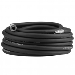 15M Flexible Rubber Pneumatic Air Hose with 5?Piece Compressor Accessory Kit Tool valge