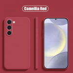 Samsung S25 Ultra &uuml;mbrisele Vedel Silikoon Pehme Kate Samsung Galaxy S25 S24 S23 S 25 Ultra Plus S25Ultra jaoks P&otilde;rutuskindlad &Uuml;mbrised For Galaxy S25