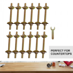 T&ouml;&ouml;pindade &uuml;henduspolt Voodi &uuml;henduskomplekt DIY entuziast M&ouml;&ouml;bli kinnitamine k&uuml;lje jaoks M8x80 6Pcs