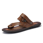 2024 Meeste Sandaalid Avatud Varvastega Slip-On Moodsad Vabaaja Jalan&otilde;ud Meeste Tuhvlid Rooma Suvised Rannasandaalid Suurused 2024 uus 45 khaki
