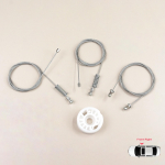 EWR5555 Akna T&otilde;stuki Remondikomplekt Parempoolne Uks Smart Fortwo 451 MK2 2006-2014 Coupe jaoks 4517200446