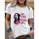 YYFS naistemood vabaaja suve kevadised l&uuml;hikeste varrukatega O-kaelusega pluusid ja s&auml;rgid S