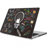 Kaitsekate MacBook Pro 14 jaoks - BOOLING - M5 M4 M3 M2 - Libisemisvastane - Kooli tunni muster must