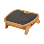Foot Rest for under Desk at Work Stool Ergonomic Wooden Sturdy Non Slip Footrest Footstool