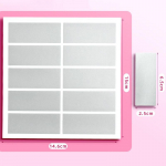 50 tk. Kraabitud siltide kleebis peotegevuseks, soosib kirjatarvete kleebis