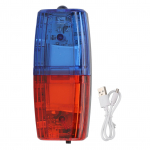 LED Hoiatus&otilde;lalamp Gravitatsiooniga aktiveeritav Mini Avariistroboskoop Klippsiga jaoks punane