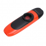 Kazoo Flute ABS plastist professionaalne Kazoo muusikaline puhkpill, millel on 5 membraani oranž