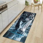 1 tk Tiigrimustriga p&otilde;randamatt, moodne k&ouml;&ouml;gi pol&uuml;estervaip, libisemiskindel, v&auml;rviline sisevaip, kodu, vannitoa, magamistoa, elutoa dekooriks 160*200cm