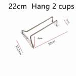Uus 304 roostevabast terasest veiniriiul klaasihoidjaga, mitu suuruse valikut, hoidikriiul, riputatav baaririiul, k&ouml;&ouml;gi/restorani veiniklaas sinine