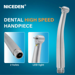 Niceden Dental High Speed handpiece High brightness Led 2/4-hole standard head button ceramic bearing dental equipment 2 holes