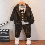 Poiste kevad-s&uuml;gis &uuml;likond: Kolmeosaline komplekt vanusele 0-5 aastat Size 110 for 3-4 years old (30-35 lbs)