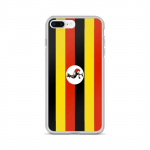 Coque iPhone &ndash; iPhone 7 Plus &ndash; Drapeau Ouganda &ndash; Supp &ndash; Mitmev&auml;rviline &ndash; Vertikaalne