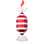 J&otilde;uluripatsid, j&otilde;ulukaunistused, lavaplaadid, rekvisiidid, kaunistused, punaseks ja valgeks v&auml;rvitud j&otilde;ulukommide ripatsid B