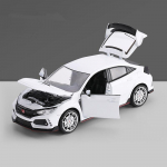 Uus 1:24 Honda Civic TYPE-R sulamist automudel Survevalu S&otilde;iduk Metallist sportautomudel Heli- ja valguskollektsiooni kaunistused Laste m&auml;nguasi kingitus valge