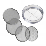 Roostevabast terasest mulla s&otilde;elumise komplekt aianduseks 8-tolline l&auml;bim&otilde;&otilde;t 4 vahetatava v&otilde;rgusilma suurusega 0,7/1/3/5mm