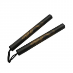 Vahtnunchaku Martial Stick Laps T&auml;iskasvanu Harjutus Karate Relv M&auml;nguasi T&ouml;&ouml;riist Fitness Black