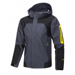 Euroopa suurus meeste veekindel tuulejope - Kerge, tuulekindel, kapuutsiga v&auml;limantel ronimiseks. 3XL