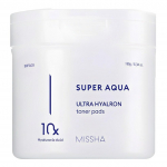 Missha Super Aqua Ultra Hyalon Toonikupadjad 180g (90 padjakest) 90 Pads