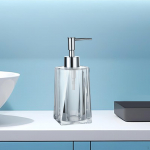 Creative Liquid Pump Bottle for Makeup Container And Soap Dispenser at Outdoor Tables Transparent