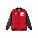 Adidas MUFCVRCT Mugav Nahas&otilde;bralik Pehme Mitmek&uuml;lgne Puuvillane Jakk Unisex Jakk Kastanipruun JF0366 L