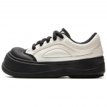 Li Ning Meelep&auml;rased Paksu Tallaga Platvorm Tossud Klassikalised Mugavad Trendikad Libisemiskindlad Kulumiskindlad Madala S&auml;&auml;rega Naiste Tossud Valge Must AGCV096-2 37