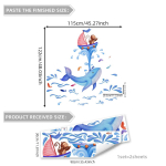 B13503 Veealune Vaal Ahv Purjetamine Seinakleebis Elutuba Magamistuba Lastetuba Taustadekoratsioon Isekleepuv Seinakleebis