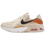 Nike Air Max Excee Spordimugavus Kangast S&uuml;nteetilisest Nahast Madal L&otilde;ige &Otilde;hkpadjaga Vabaaja Jooksukingad Naiste toss Bež Oranž CD5432-107 35.5
