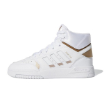 Adidas Originals Drop Step Nahast Mugavad Vastupidavad K&otilde;rge s&auml;&auml;rega Rula Kingad Laste Tennised Valge EF7155 36
