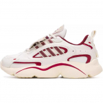 Adidas Originals Ozmillen Mugavad Pehmed Libisemiskindlad Kulumiskindlad Madalad Vabaajajalatsid Laste Vabaajajalatsid Valge Punane JR8004 28