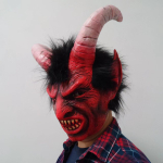 Lucifer Lateksimask - Inimese N&auml;gu &Otilde;udus Cosplay, Halloweeni Kost&uuml;&uuml;m Peakate