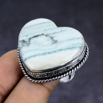 Imperial Jasper gemstone 925 Sterling Silver Jewelry Ring Size 9