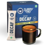 Sleepy Owl kofeiinivabad kohvipakikesed | 100% Araabika | Kiirkohv | Kofeiinivaba kohvipakike | Pehme maitse | 45g (30 kotikest x 1,5 g) blue