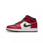Air Jordan 1 Mid Chicago Black Toe EU 41 valge