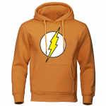 The BIG BANG Theory Meeste kapuutsid Lightning Print Meeste kapuuts Mood vabaajar&otilde;ivad Lahtine Oversize Pullover Meeste dressipluus 2XL