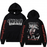 Streetwear Rapper City Morgue Prindiga Huppar Mehed Naised Hip Hop Harajuku Dressipluus Zillakami Sosmula Hupparid Vintage Pealmine Kampsun S