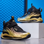 Laste pehmendused korvpallijalatsid poistele t&uuml;drukutele mugavad hingavad spordijalatsid lastele uued jooksutossud libisemiskindlad &otilde;ues 33 must