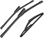 Citroen C4 Cactus 2014-2020 esiklaasipuhastajad 26 + 18 + 10 C4 Cactus 2014-2020 26 inch + 16 inch + 10 inch