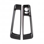 FIAT Abarth 500 2010-2022 jaoks ABS-s&uuml;sinikust auto tahavaatepeegli reguleerimisl&uuml;liti uksepanipaiga paneeli raami kate sisekujunduse kleebised
