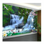 Kosed Loodusmaastik Seinakleebis Tapeet Elutuba TV Diivan Kabineti Taustaseina Paber Seintele 200 cm(W) x 140 cm(H)