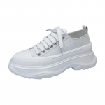 Noorte Rula Kingad naiste Mood K&otilde;ik-sobib &Otilde;pilaste Vabaaja naiste Kingad Uus Kevad Paksude taldadega K&otilde;rgendavad Mugavad Trend 35 valge