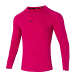 Nike Pro Dri-Fit Logoga Hingav &Uuml;mmarguse Kaelusega Raglaanpikkade Varrukatega T-s&auml;rk Meeste Topid FB7920-666 M red