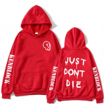 Just Dont Die 43 Ken Block Prindiga Huppar Mehed Naised T&auml;heprindiga Esteetilised Hupparid Vabaaja Punk Gooti &Uuml;le suurusega Fliis Streetwear S