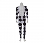 Freddie Mercury Cosplay Laulja Jumpsuit Meestele Must Valge Ruuduline S&uuml;gava V-kaelusega Bodysuit Halloweeni Pidu Peavokalist Lavaetenduse R&otilde;ivad S beež