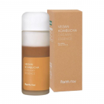 Farmstay Vegan Kombucha Kreemjas Essents 140ml &ndash; Nahka rahustav must tee ja prebiootikumid