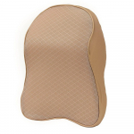 Peatoe auto padjad Juhiistme kael ja peatoed S&otilde;iduki peapadi Mugav peatoe padi tooli m&auml;luvahu toetamiseks beež