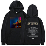 R&auml;ppar Jokair Jok Travolta Album 2025 F&auml;nnide Huppar Meeste Hip Hop Fliisist Pullover Dressipluus Unisex L&otilde;tv Moodne Riided Kapuutsiga S black