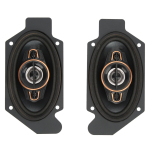 1 paar 3x5 tolli 2-ribalised koaksiaalk&otilde;larid 4 oomi Professionaalne auto tweeter 12V Universaalne autode helis&uuml;steemidele