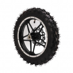 Esiratta komplekt 2.5‑10 Ratta Rehvi Rehvid 12MM Telje L&auml;bim&otilde;&otilde;t Maastikus&otilde;idukile Mootorrattale Jalgrattale