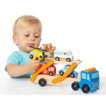 Jouet en bois - MOLTO - V&eacute;hicule d'Intervention d'Urgences - Mixte - 12 mois - Int&eacute;rieur