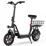 Elektrit&otilde;ukeratas iScooter i12 500W mootor 36V 7.5AH T&auml;isvedrustus Tippkiirus 25km/h Maksimaalne s&otilde;iduulatus 35km Must